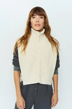 Echarpes Et Foulards^One Step Angie - Col Camionneur Ecru En Tricot