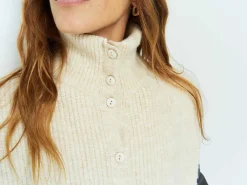 Echarpes Et Foulards^One Step Angie - Col Camionneur Ecru En Tricot