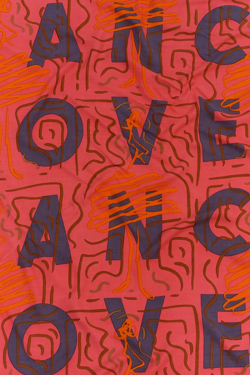 Echarpes Et Foulards^One Step Auxane - Foulard Carre Fuchsia A Message Et Danseuse