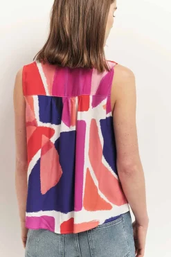 Tops & Blouses^One Step Carina - Top Orchidee Lenzing Ecovero A Imprime Aube D'Ete