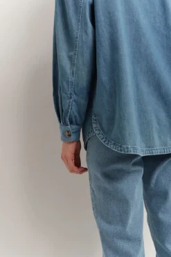 Chemises^One Step Cesar - Chemise En Jean Baby Blue Waterless