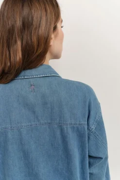 Chemises^One Step Cesar - Chemise En Jean Baby Blue Waterless