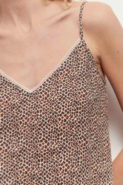 Tops & Blouses^One Step Chiara - Top Sand A Imprime Mini Girafon
