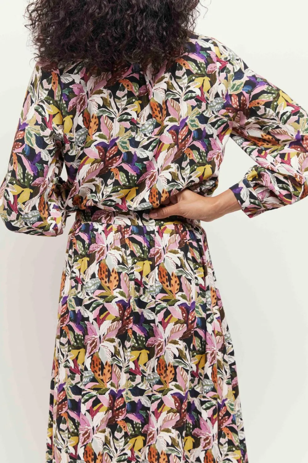 Chemises^One Step Chift - Chemise Kaki A Imprime Jungle Bigarre