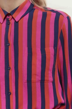 Chemises^One Step Christa - Chemise Capucine A Lignes Graphiques