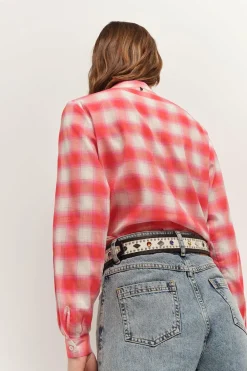 Chemises^One Step Clive - Chemise Hibiscus A Motif Carreaux