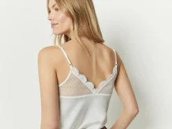 Tops & Blouses^One Step Costa - Top Ecru A Bretelles Reglables