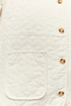 Vestes & Blousons^One Step Dicka - Blouson Ecru Matelasse