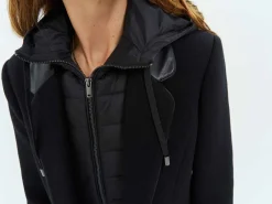 Vestes & Blousons^One Step Dida - Manteau Noir Avec Parmenture Amovible