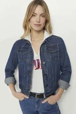 Vestes & Blousons^One Step Disco - Veste En Jean Bleu Nuage