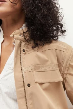 Vestes & Blousons^One Step Divin - Parka Sesame Enduite