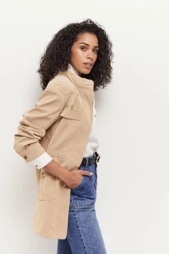 Vestes & Blousons^One Step Divin - Parka Sesame Enduite