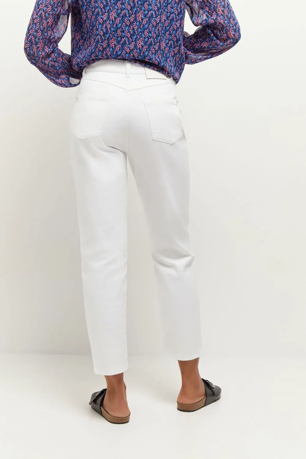 Denims & Pantalons^One Step Le Elsa - Jean Mom Blanc 7/8E Waterless