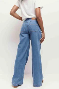 Denims & Pantalons^One Step Le Hailey - Jean Flare Baby Blue Waterless