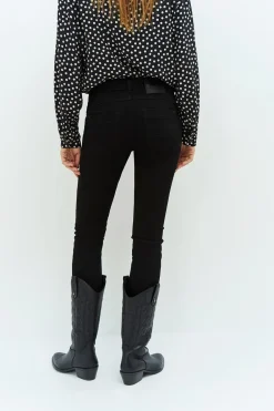 Denims & Pantalons^One Step Le Indi - Jean Slim Noir 7/8Eme Effet Push Up