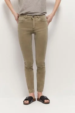 Denims & Pantalons^One Step Le Indi - Jean Slim Vetiver Effet Push Up 7/8Eme En Denim Waterless