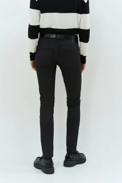 Denims & Pantalons^One Step Le Indi - Slim Push-Up Noir Enduit