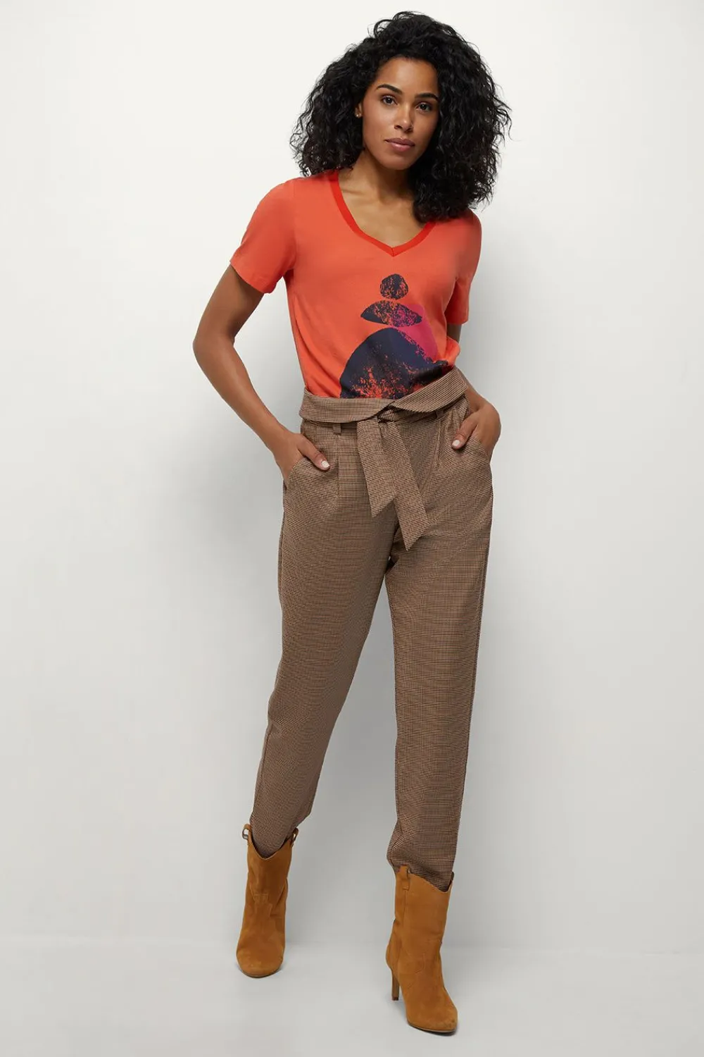 T-Shirts^One Step Madian - T-Shirt Capucine Visuel Coton Bio Danseuse Arty