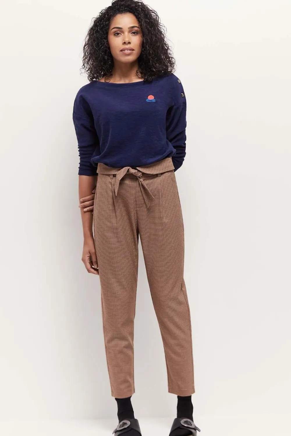 T-Shirts^One Step Malou - T-Shirt Bleu En Eponge De Coton Bio