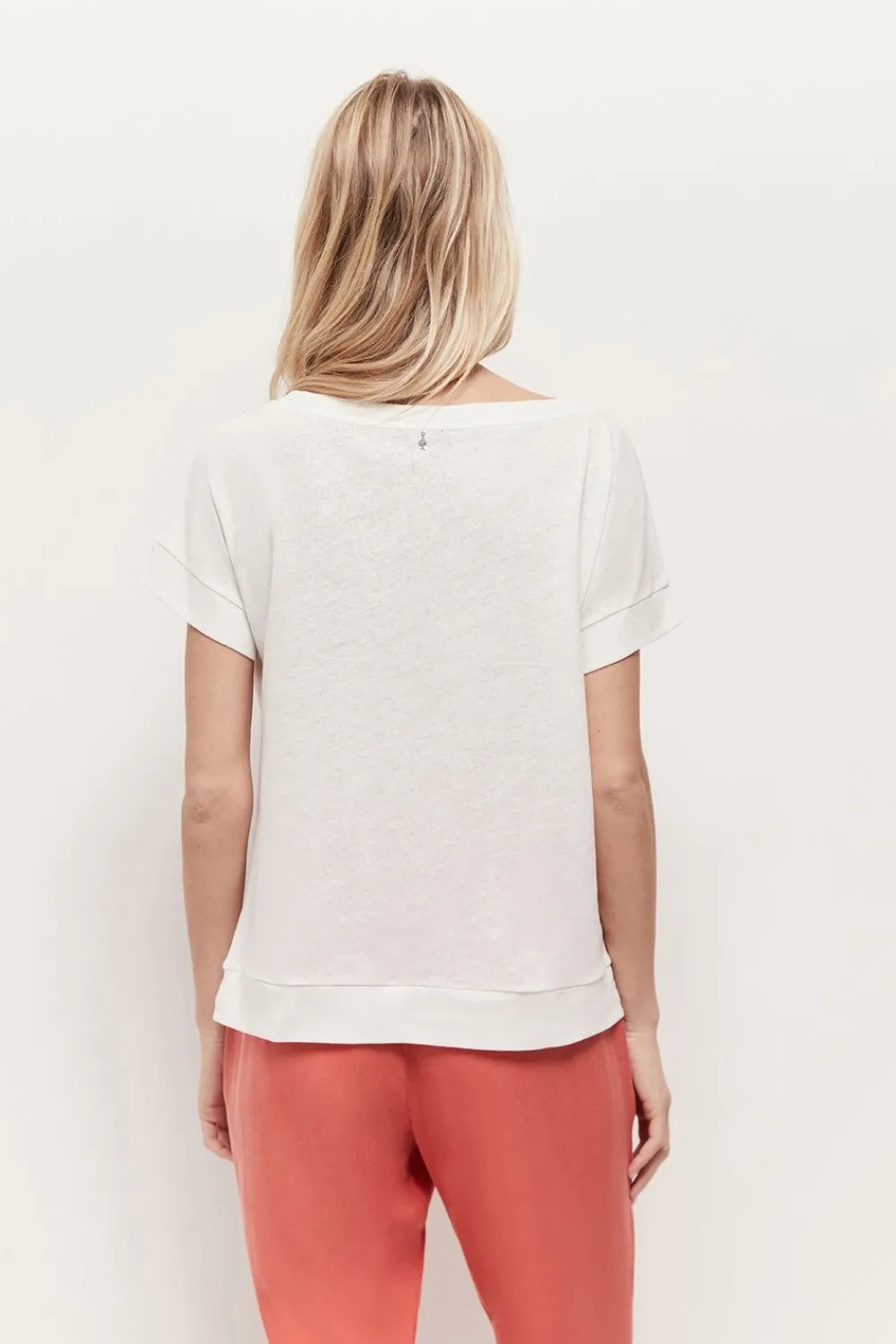 T-Shirts^One Step Mania - T-Shirt Ecru Visuel Danseuse Aquarelle