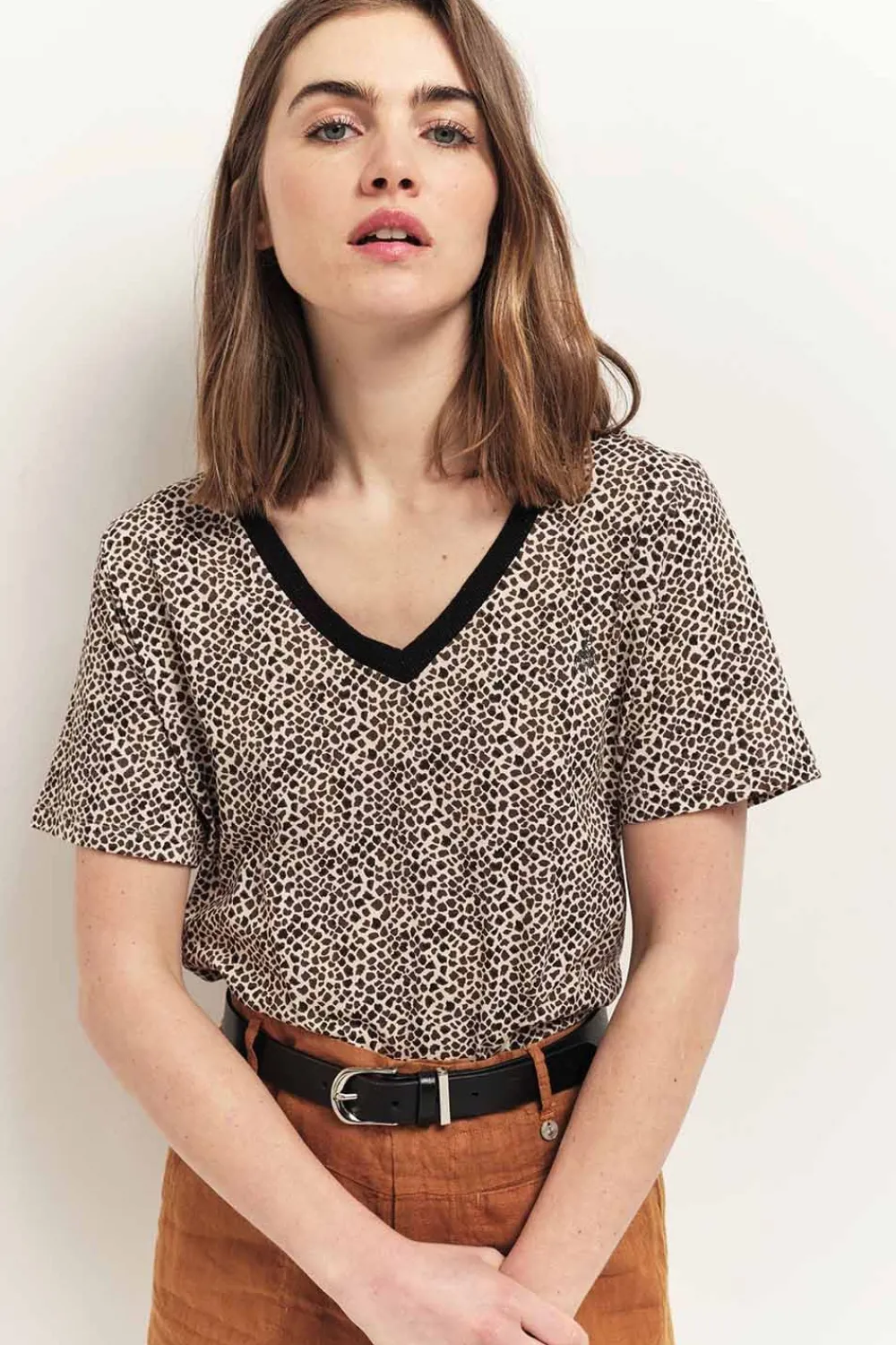 T-Shirts^One Step Maya - T-Shirt Ecru A Imprime Mini Girafon