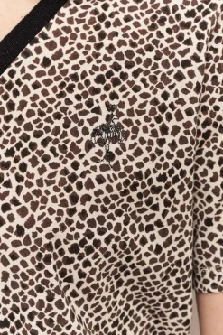 T-Shirts^One Step Maya - T-Shirt Ecru A Imprime Mini Girafon