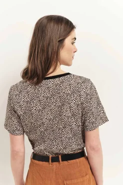 T-Shirts^One Step Maya - T-Shirt Ecru A Imprime Mini Girafon