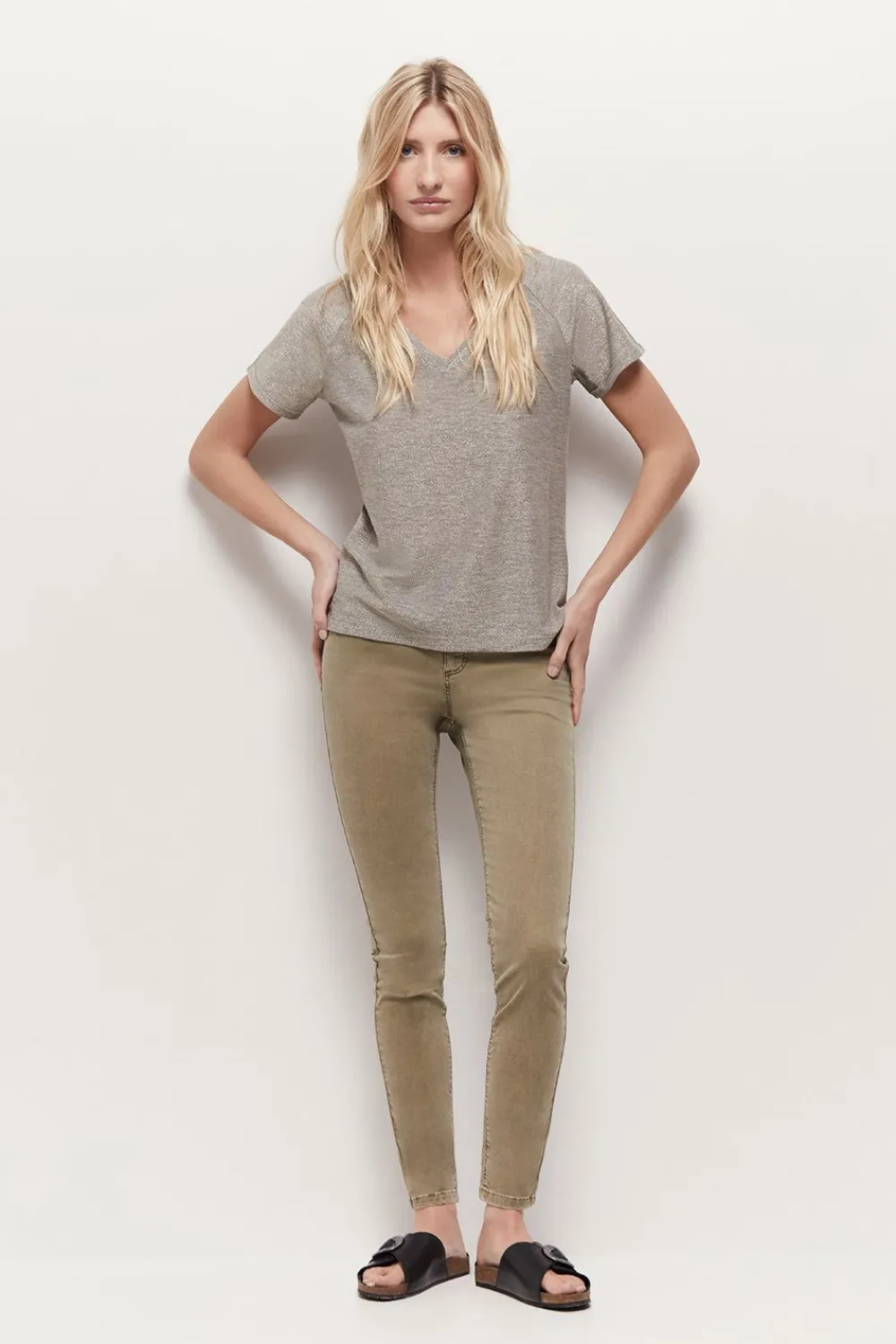 T-Shirts^One Step Melia - T-Shirt Platine Maille Pailletee