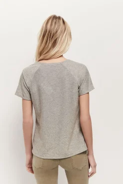 T-Shirts^One Step Melia - T-Shirt Platine Maille Pailletee