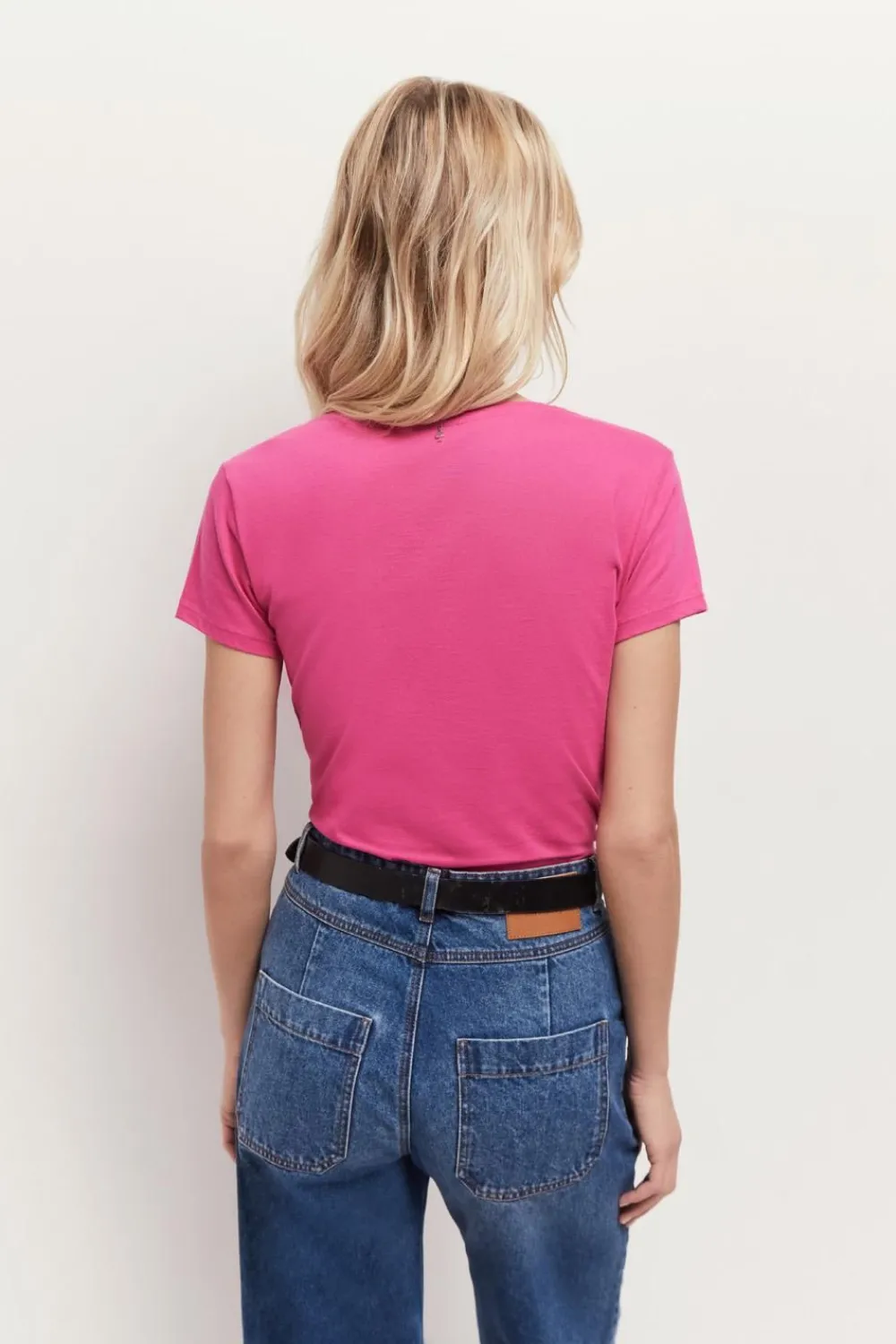 T-Shirts^One Step Miro - T-Shirt Fuchsia En Coton Bio A Message