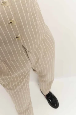 Denims & Pantalons^One Step Pacha - Pantalon De Costume Sand A Motif Rayures