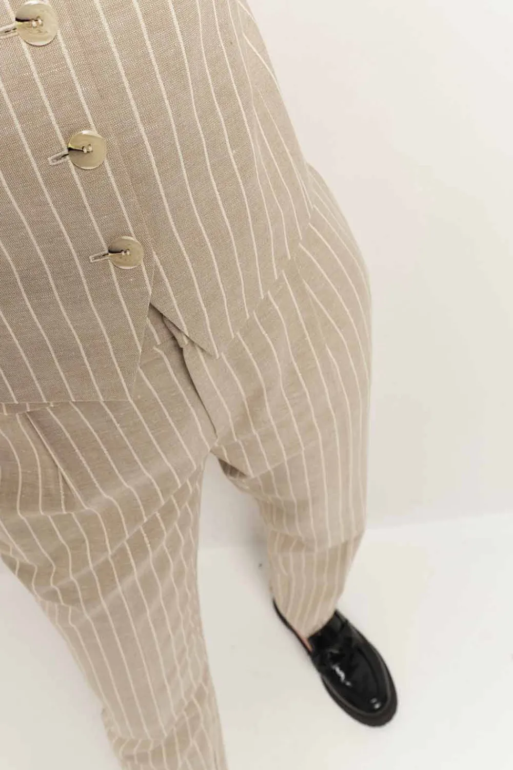 Denims & Pantalons^One Step Pacha - Pantalon De Costume Sand A Motif Rayures