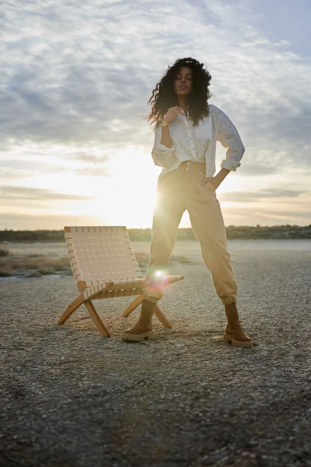 Denims & Pantalons^One Step Palais - Pantalon Battle Sesame 7/8E