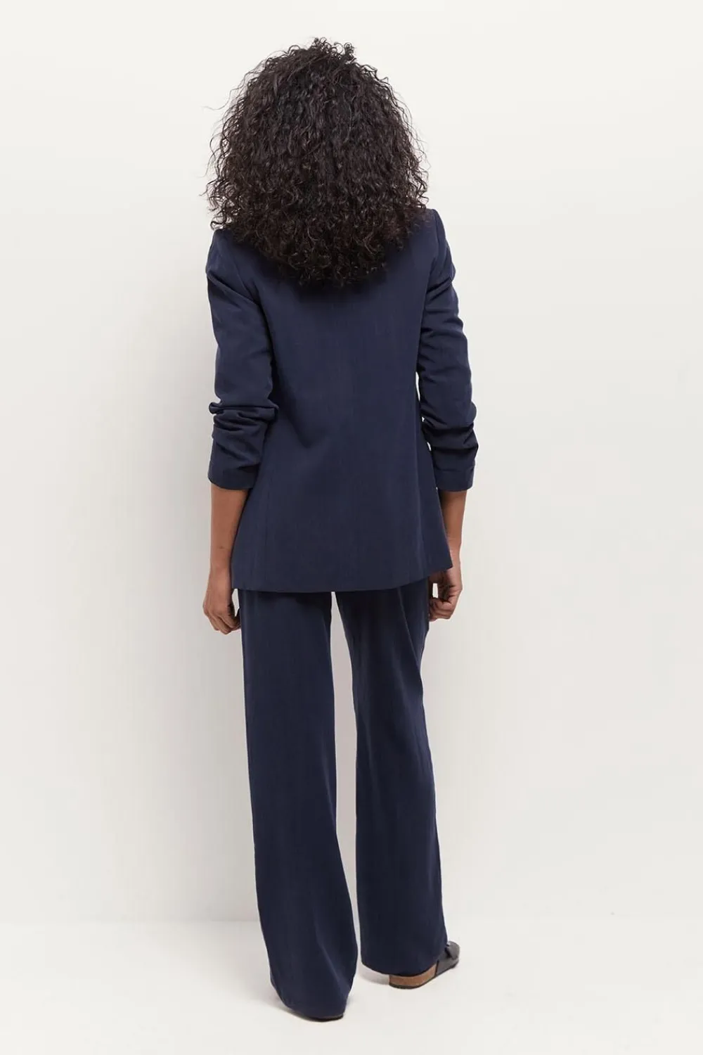 Denims & Pantalons^One Step Petra - Pantalon De Costume Marine En Lyocell®