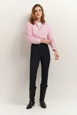 Denims & Pantalons^One Step Petunia - Pantalon Cigarette Marine 7/8E Upcycle