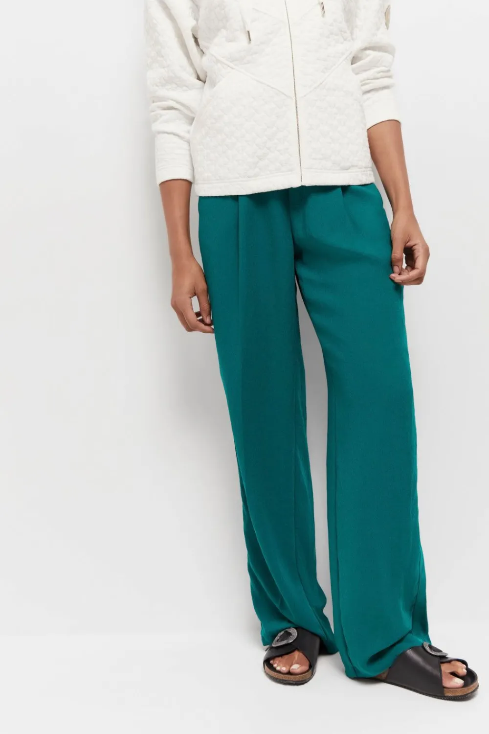 Denims & Pantalons^One Step Pietro - Pantalon De Costume Large Jungle Green Recycle