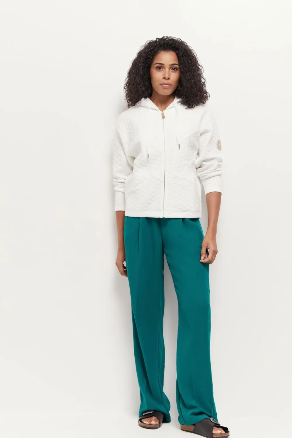 Denims & Pantalons^One Step Pietro - Pantalon De Costume Large Jungle Green Recycle