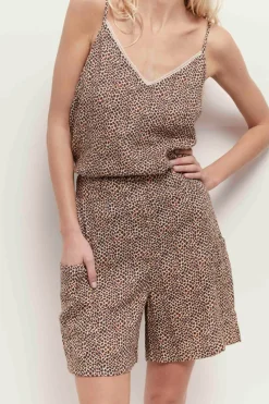 Jupes & Shorts^One Step Pino - Short Sand A Imprime Mini Girafon