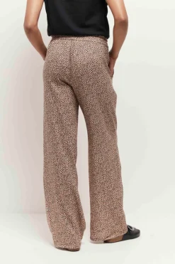 Denims & Pantalons^One Step Prima - Pantalon Fluide Sand A Imprime Mini Girafon