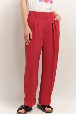 Denims & Pantalons^One Step Puzzle - Pantalon De Costume Cropped Chilipepper En Polyester Recycle