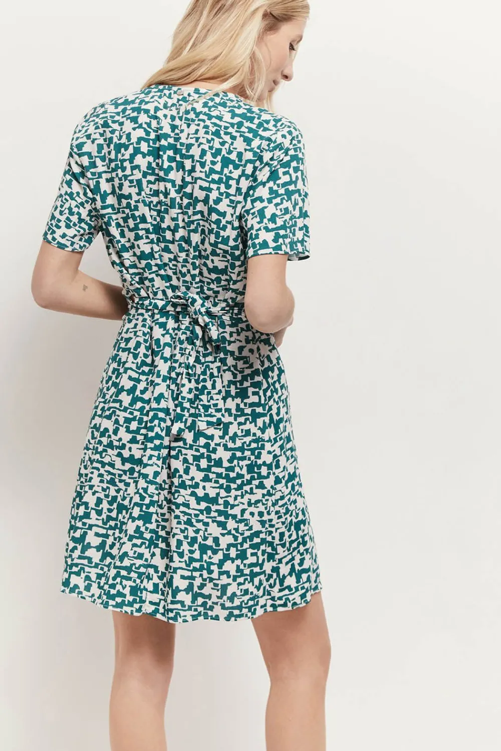 Robes & Combinaisons^One Step Radny - Robe Ecrue A Imprime Ecorce Urbaine