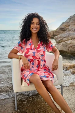 Robes & Combinaisons^One Step Rallye - Robe Hibiscus A Imprime Maxi Camelia