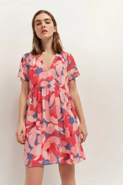 Robes & Combinaisons^One Step Rallye - Robe Hibiscus A Imprime Maxi Camelia