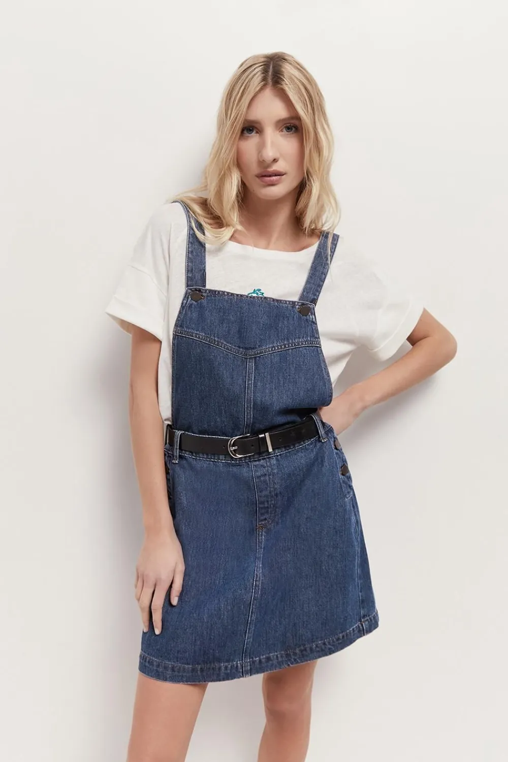 Robes & Combinaisons^One Step Randy - Robe Salopette En Jean Bleu