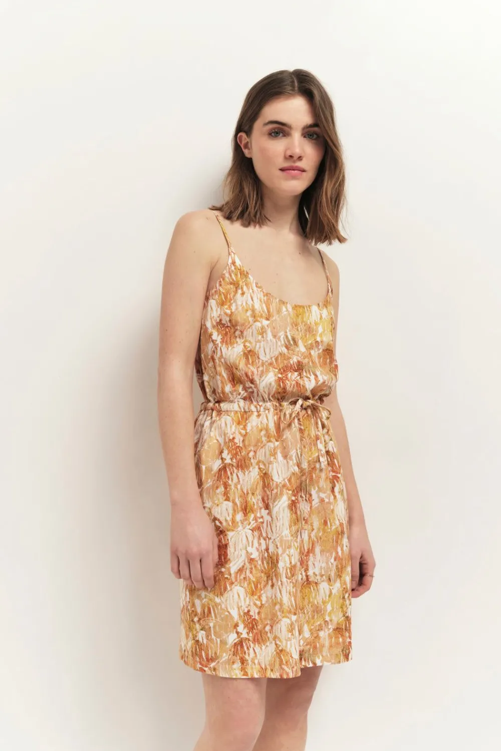 Robes & Combinaisons^One Step Reda - Robe Cinnamon A Imprime Sahara Dance