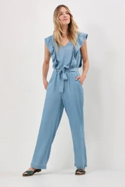 Robes & Combinaisons^One Step Reynis - Combi Longue Lapiz Blue En Lyocell®