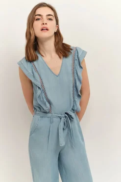 Robes & Combinaisons^One Step Reynis - Combi Longue Lapiz Blue En Lyocell®