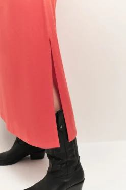 Robes & Combinaisons^One Step Rivo - Robe Longue Corail Maille Effet Deep Dye