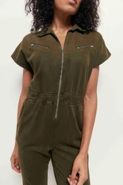 Robes & Combinaisons^One Step Rosso - Combi Longue En Jean Kaki