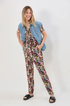 Robes & Combinaisons^One Step Rubis - Combi Longue Kaki A Imprime Jungle Bigarre